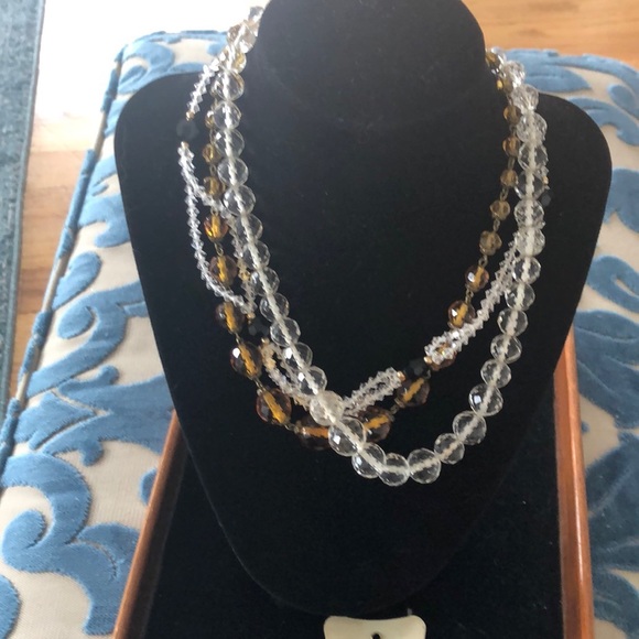 Sale!! Antique Amber Glass Choker - Picture 4 of 5